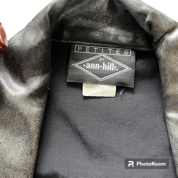 Vintage 80s/90s Cropped Tuexedo Blazer - Picture 2 of 3